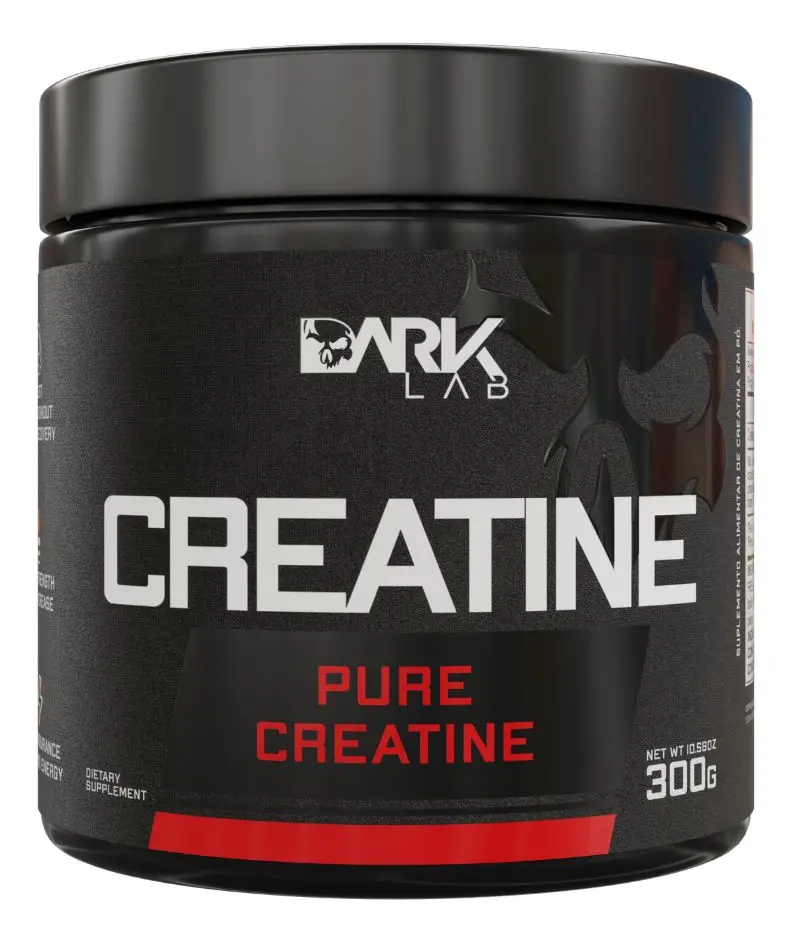 Creatina Monohidratada em Pote 300g 100% Pura Dark: o produto que você precisava encontrar