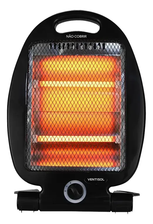 Descoberta do dia: Aquecedor Elétrico Quartzo Doméstico 800w Ventisol por R$123.40