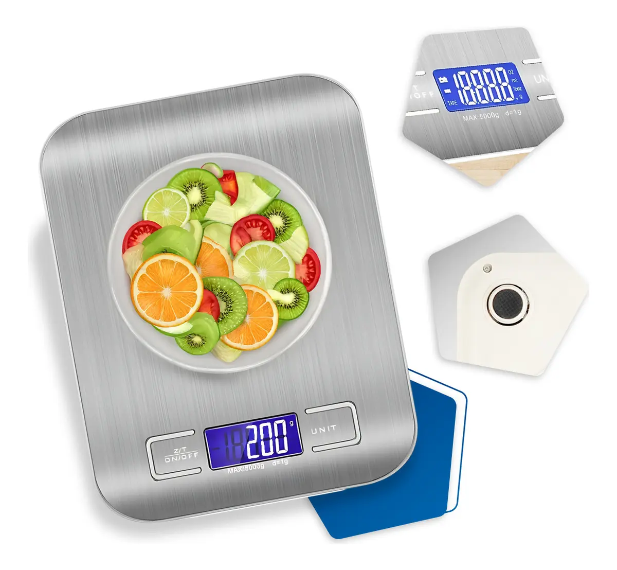 Descoberta do dia: Balança Digital Cozinha Fitness Inox 10kg Alimentos por R$27.90