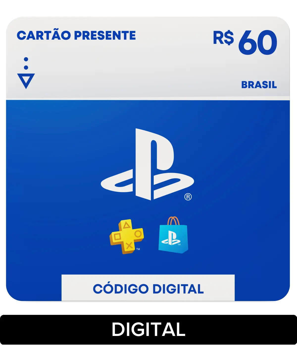 Descoberta do dia: Sony PlayStation Store Gift Card R$ 60 (Digital) por R$60.00