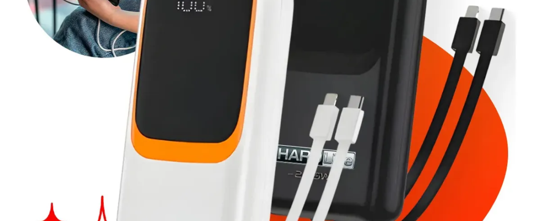 Oferta imperdível: Carregador Portátil Power Bank Turbo 20000mah 22.5w com frete grátis