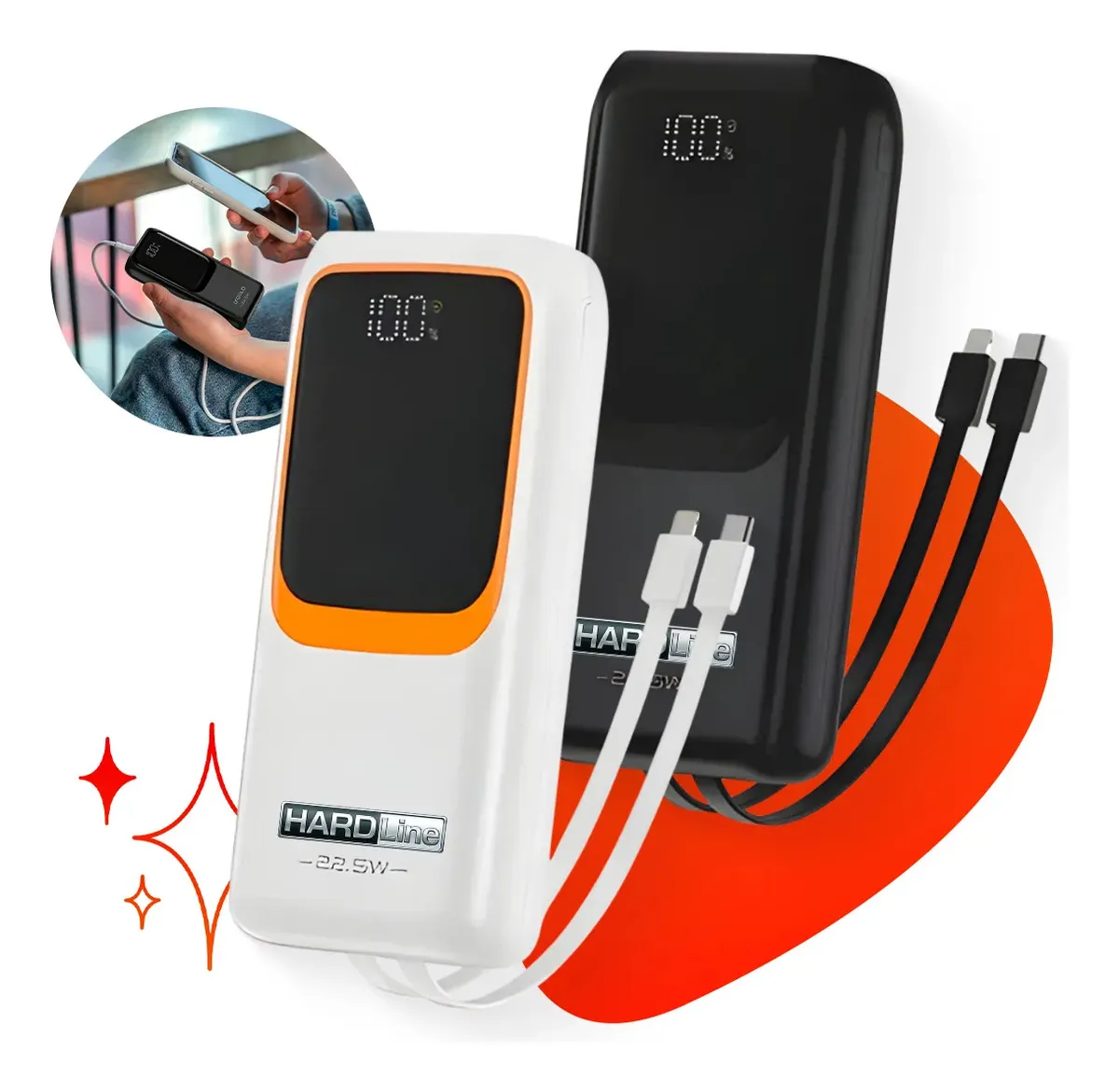 Oferta imperdível: Carregador Portátil Power Bank Turbo 20000mah 22.5w com frete grátis