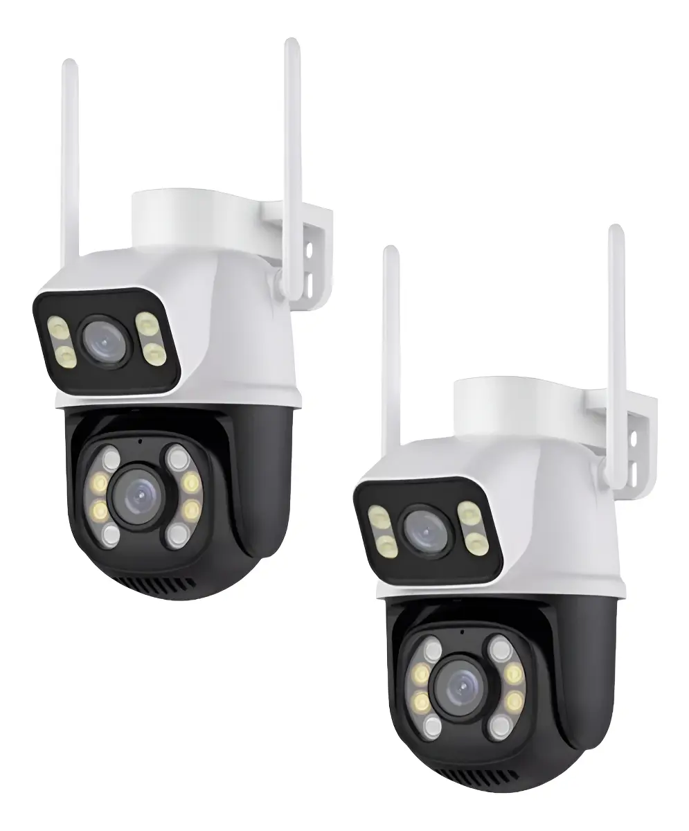 Oferta imperdível: Kit 2 Câmera Wifi Externa App Icsee Dupla Visão com frete grátis