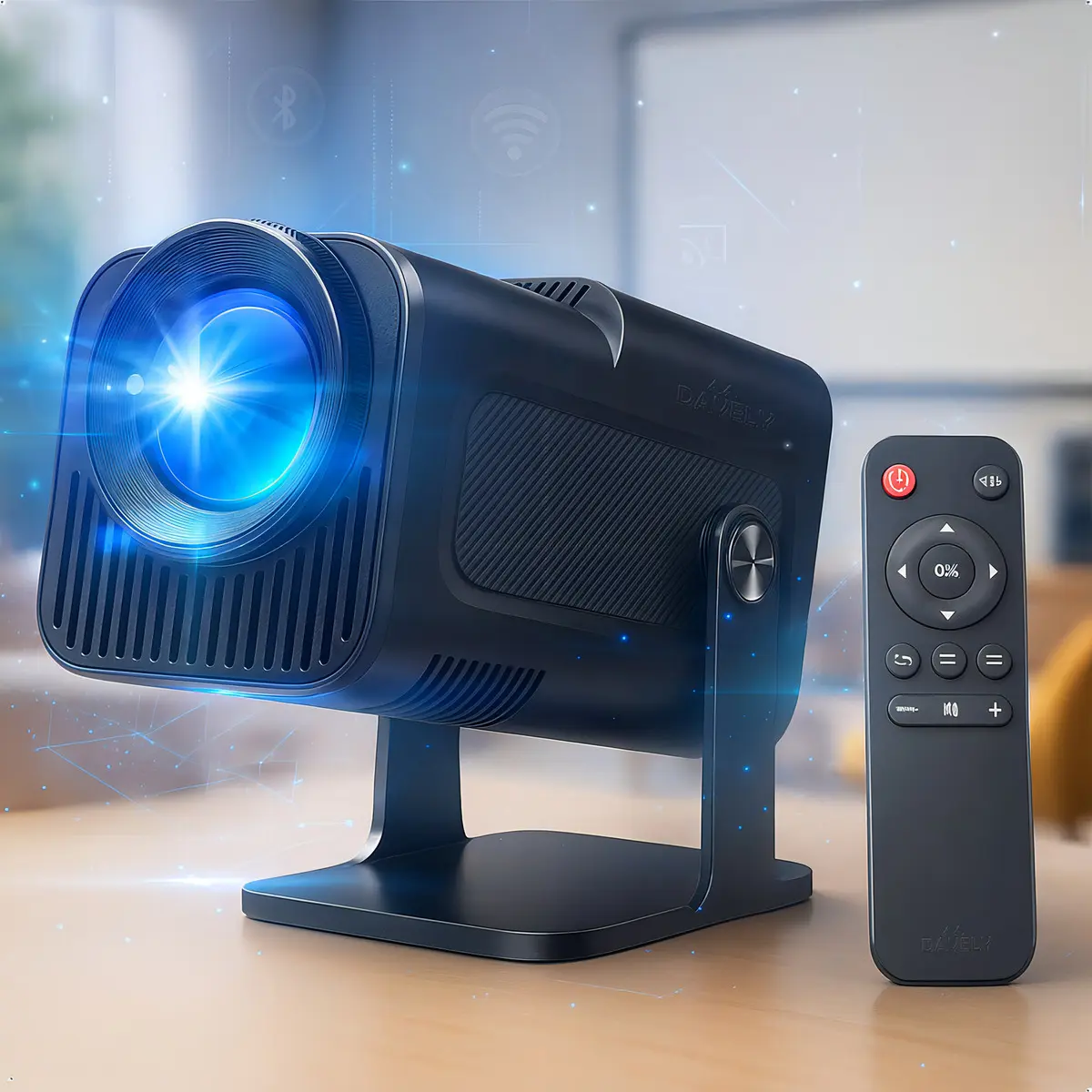 Oferta imperdível: Projetor Davely Smart TV Android WiFi 6 390 Lumens com frete grátis