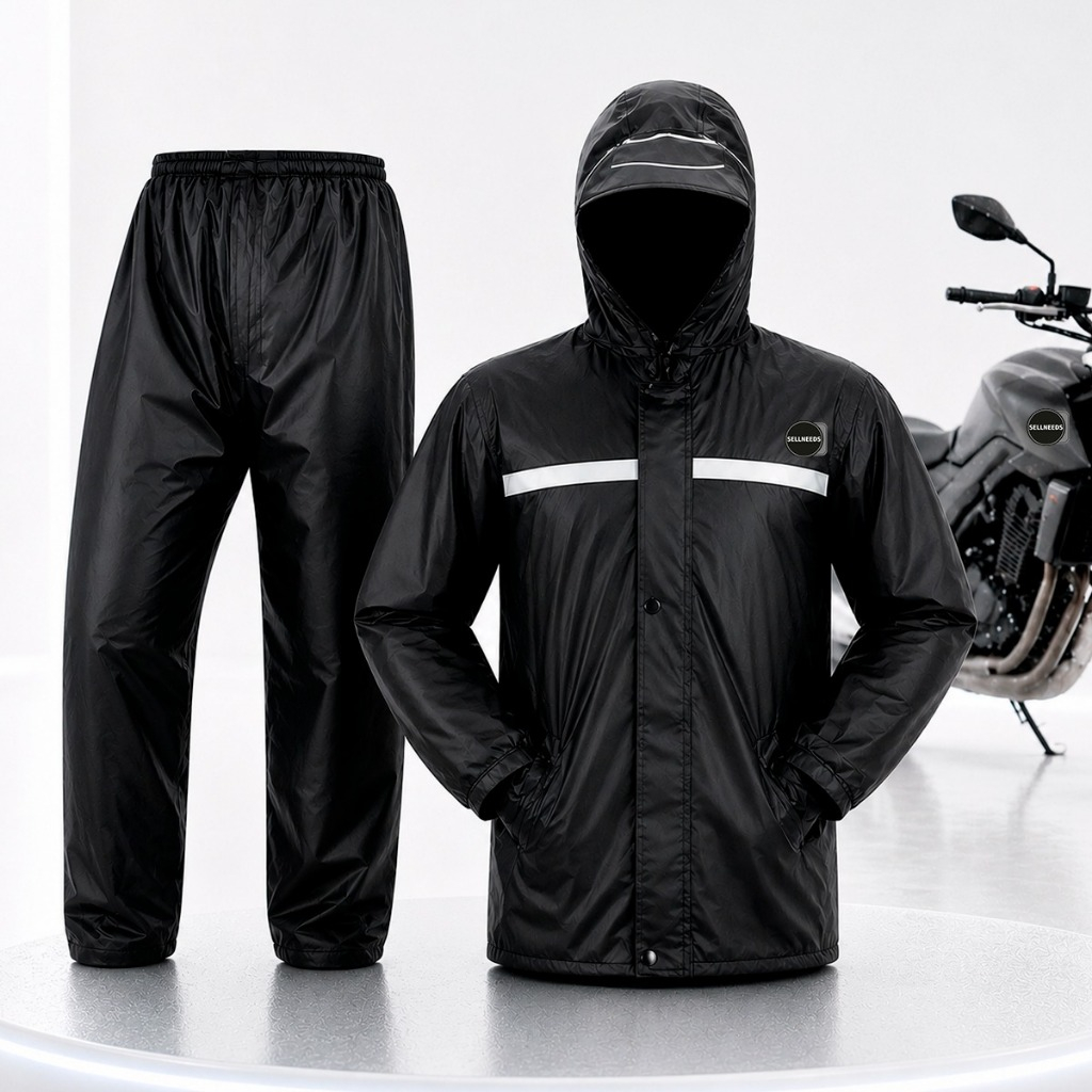 Descoberta do dia: Capa De Chuva Moto Motoqueiro Impermeável Reforçada por R$39.90