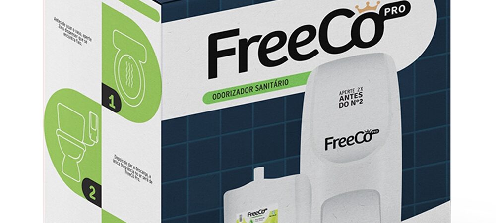 Descoberta do dia: FreeCô Pro Bloqueador de Odores Sanitários Dispenser por R$78.28