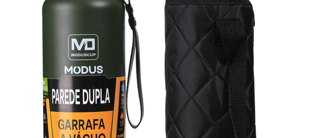 Descoberta do dia: Garrafa Térmica Com Isolamento A Vácuo 304 Aço por R$99.99