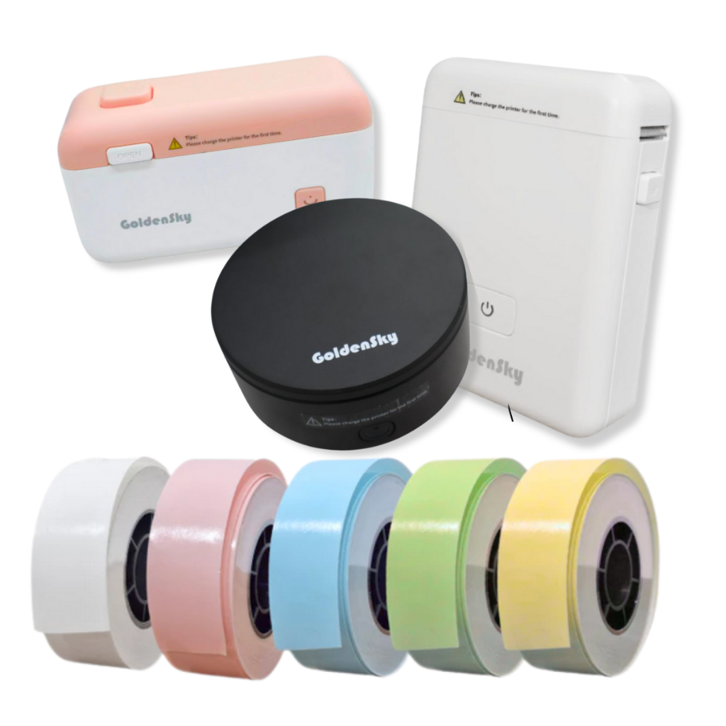 Descoberta do dia: Impressora Térmica Portátil para Etiquetas Coloridas por R$39.99