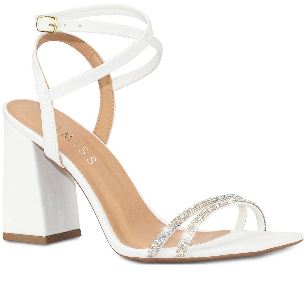 Descoberta do dia: Sandália Feminina Lumiss Salto Bloco Alto Grosso por R$99.90