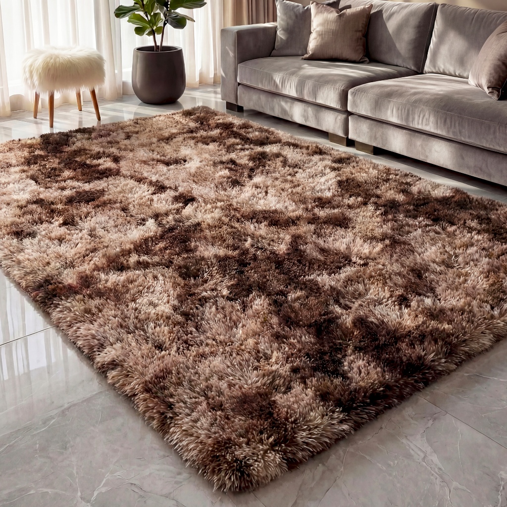 Descoberta do dia: Tapete Sala 1,50 x 1,00 Quarto Peludo Felpudo Cores por R$39.89