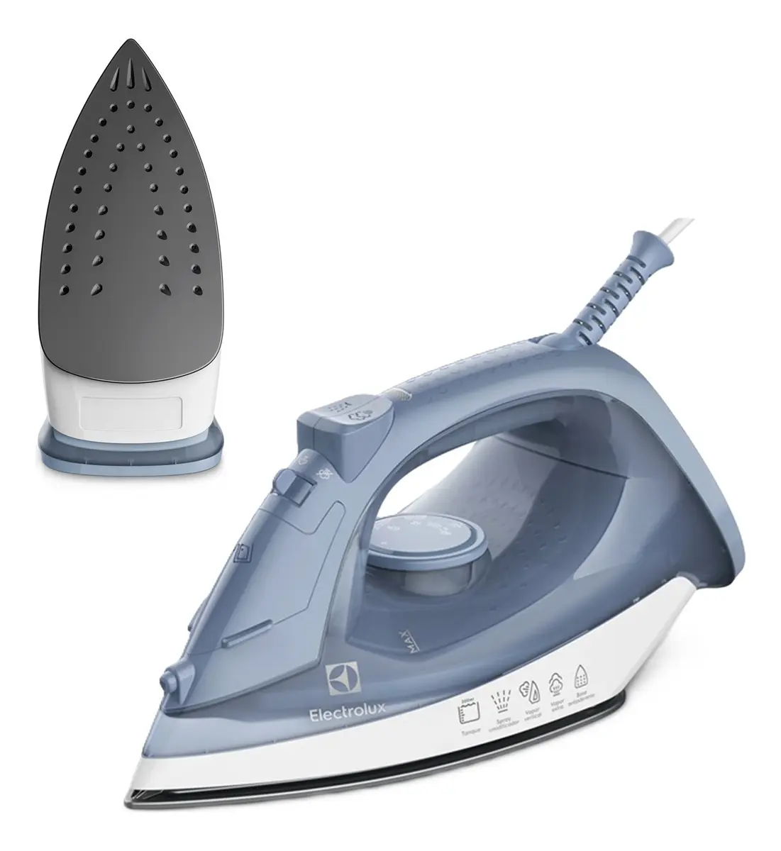 Oferta imperdível: Ferro de Passar Seco e Vapor Electrolux Efficient com frete grátis
