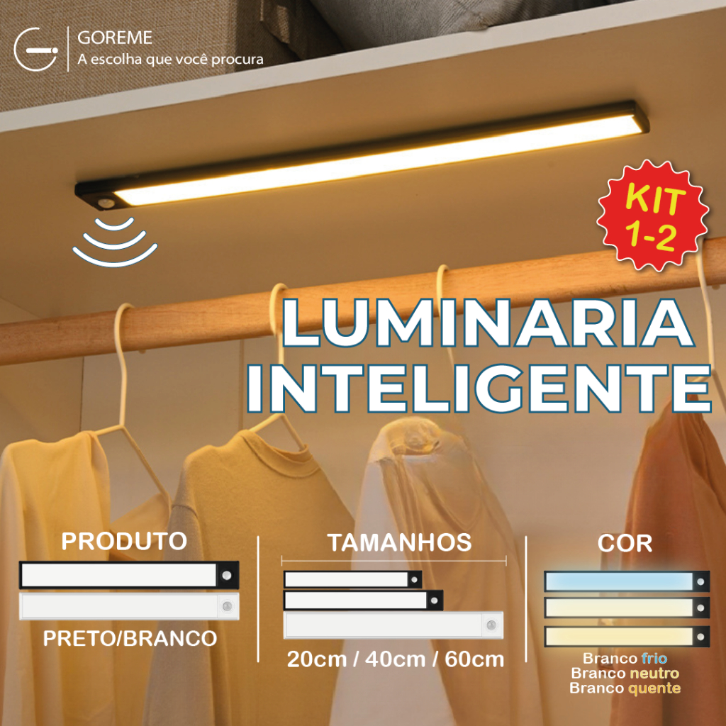 Smart Luminária Inteligente Ultra com sensor de: o produto que você precisava encontrar