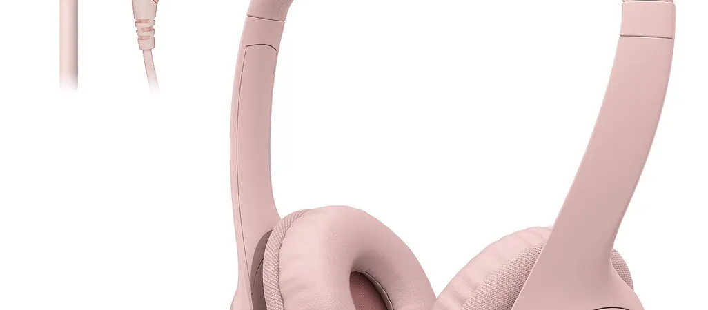 Tecnologia acessível: Headset com fio Logitech Rosa por apenas R$180.00