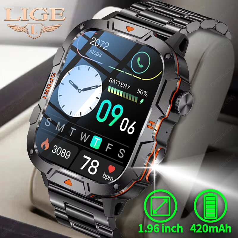 UV relógio inteligente masculino HD tela de 1,96: o produto que você precisava encontrar